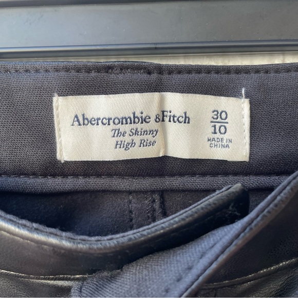 Abercrombie & Fitch Faux Leather Pants - Picture 6 of 10